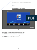 Three Servo Packaging Machine Touch Screen Operation Instructions