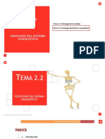 TEMA 2.2 Fisiología Del Sistema Esquelético PDF