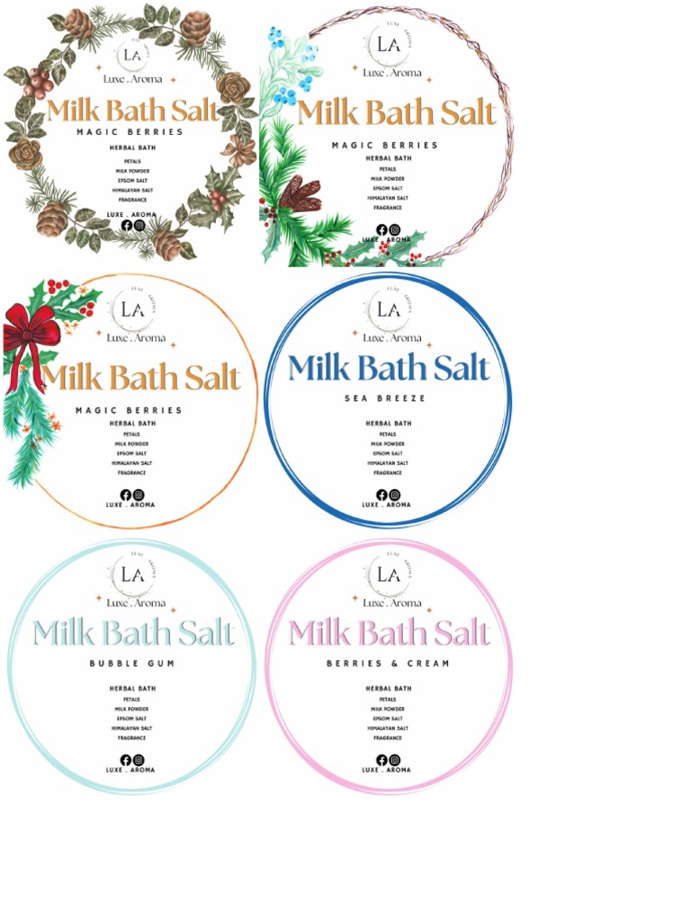 Milk Bath Salt PDF