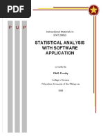 Stat 20053 Statistical Analysis With Software Application PDF