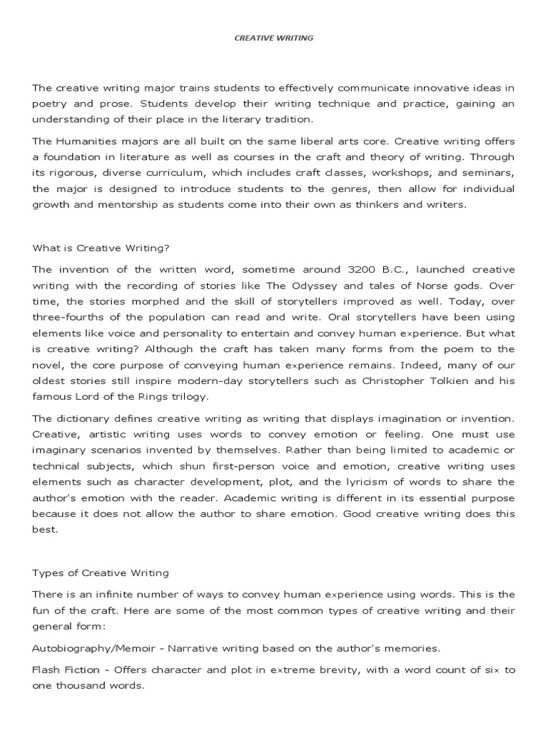 Creative Pdf Narration Narrative