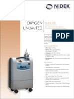 Nidek Nuvo Lite Oxygen Concentrator