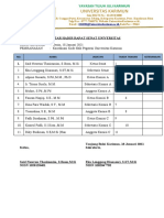 Daftar Hadir 18 Januari 2021