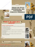 Código de Ética Profesional Del Contador Público Peruano