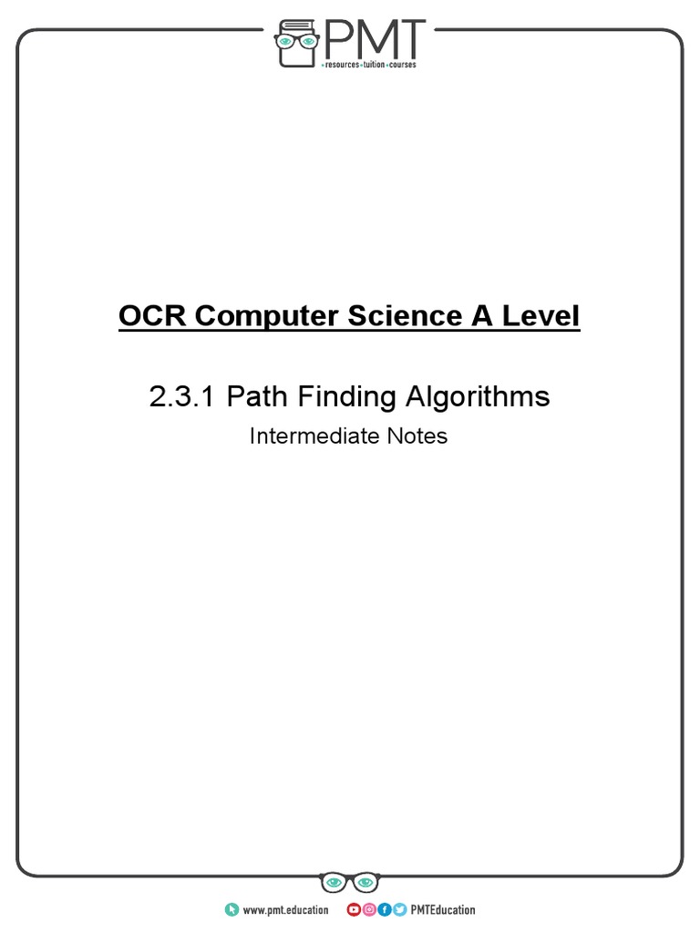 2.3.5. Path Finding Algorithms | PDF