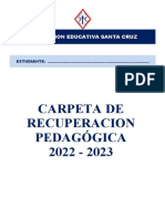 Carpeta de Recuperacion Matematica 4to - 2023