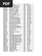 Cummins New Price List