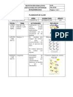 Plan de Clases Del 30 de Abril Al 4 de Mayo