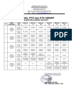 Jadwal PTS Genap 2022-2023