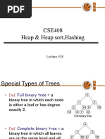 Lecture18 (Heaps, Hashing)