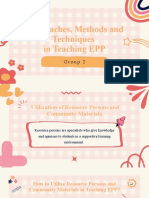 Approaches Methods and Techniques in Teaching EPP