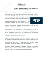 Comunicado Plataforma Unitaria Democrática 22mar2023