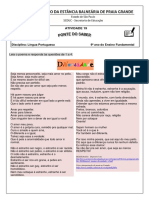 9º ano-LP-PONTE-Atividade 19 PDF