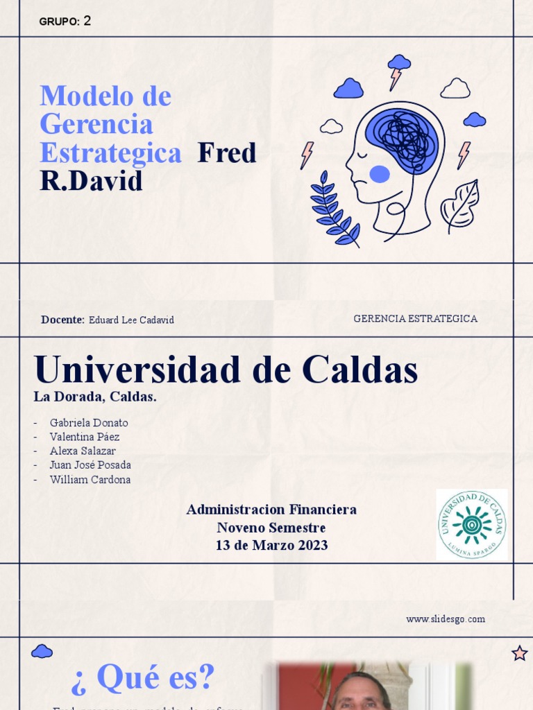 Exposición De Gerencia Estratégica Pdf