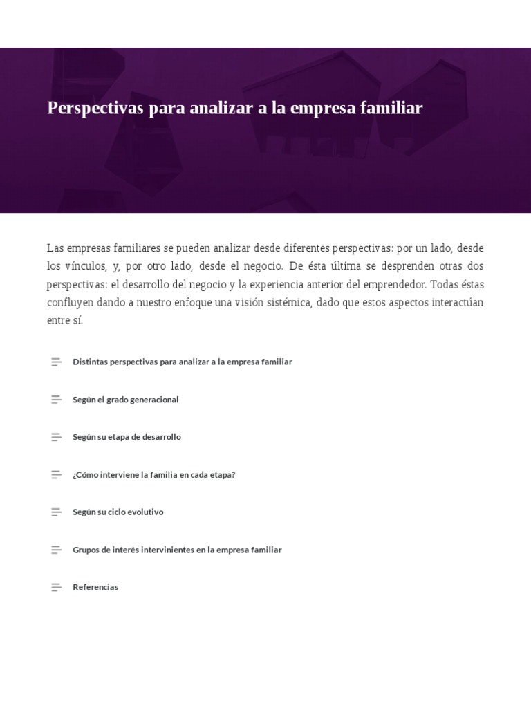 2 Empresas Familiares | PDF | Familia | Toma de decisiones