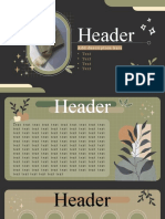 Header Text Overview