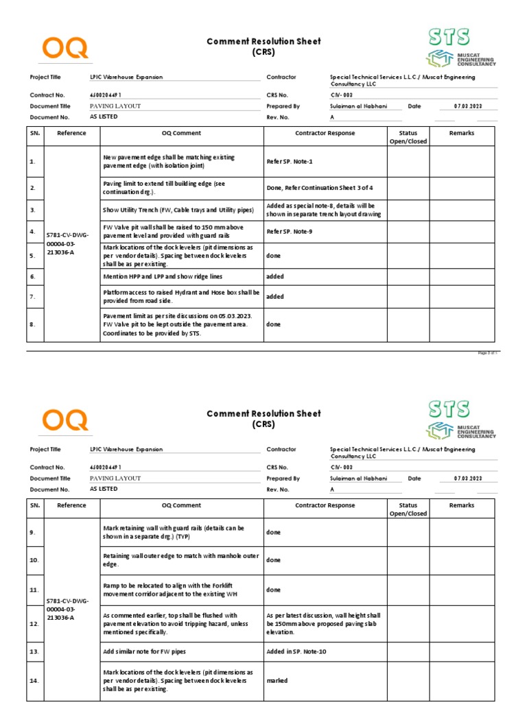 comment-resolution-sheet-crs-sn-reference-oq-comment-contractor