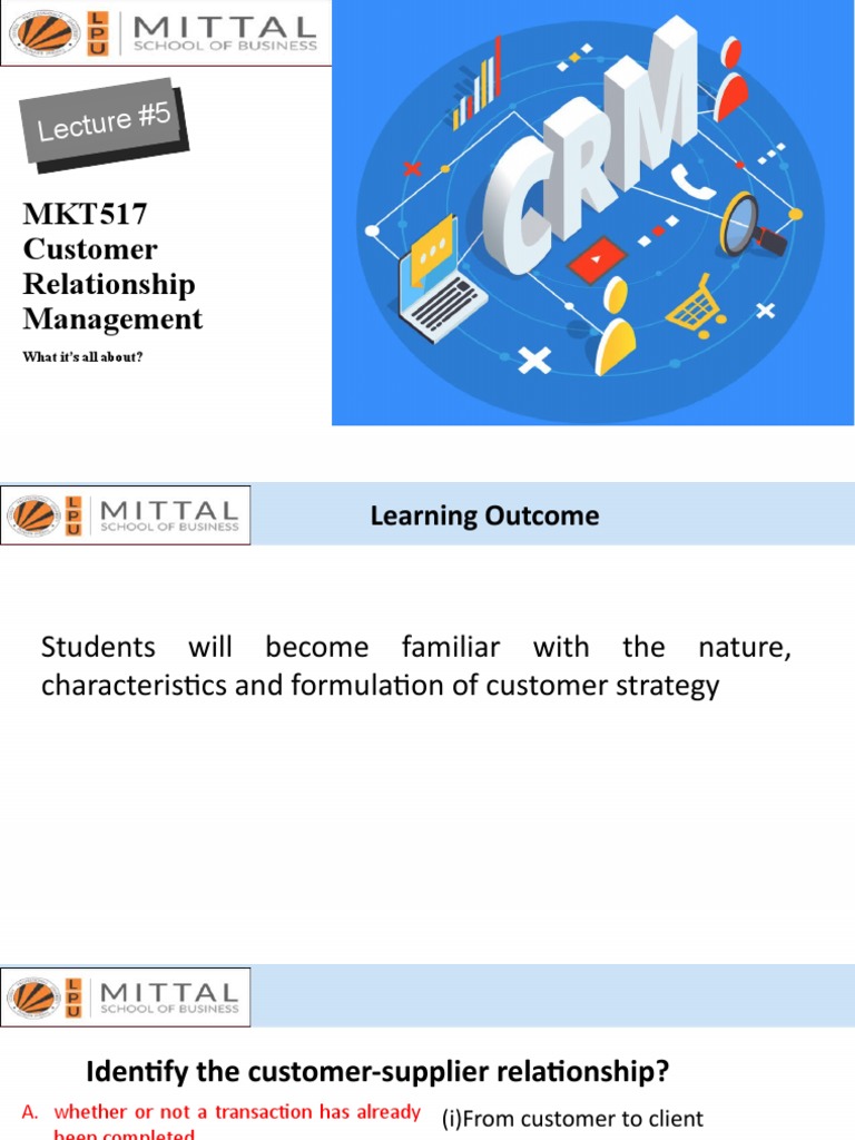 Understanding Customer Relationship Management | PDF | Customer ...
