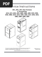 Amana Furnace Service Instructions, RS6610004R4 Com