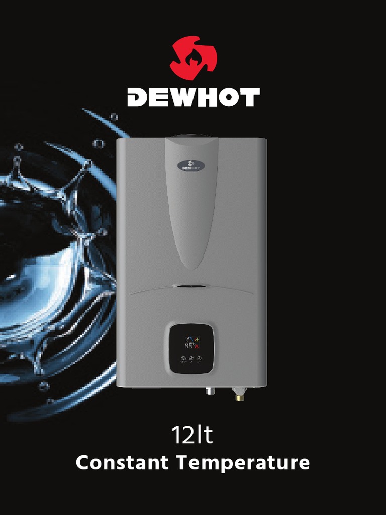 DEW Hot Gas Geyser | PDF | Water Heating | Leak
