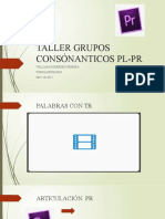 Taller grupos consonánticos PL-PR fonética