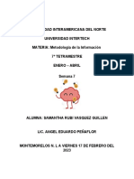 Semana 7 - Metodologia de La Investigacion