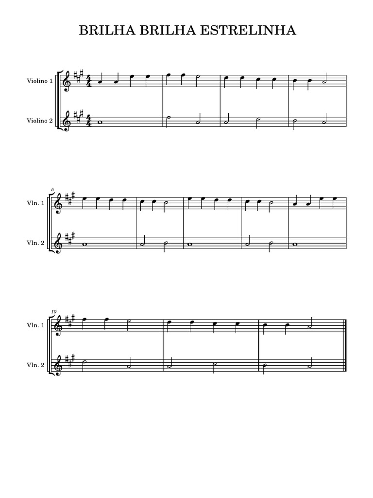 partitura-violino-brilha-brilha-estrelinha-pdf