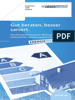 Flyer Energieberatung Wohngebaeude