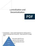 Centralization and Decentralization