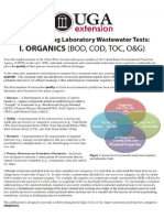 Organics (BOD, COD, TOC, O&G)