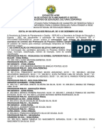 Edital Nº 034 - PSS - Projeto Do Ensino Regular - 18° Convocação - 13-12-2022