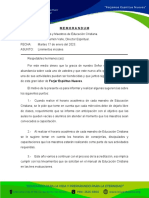 Memorandum para Directores 2023 PDF