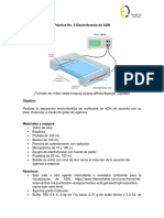 Práctica No. 3 Electroforesis de ADN 