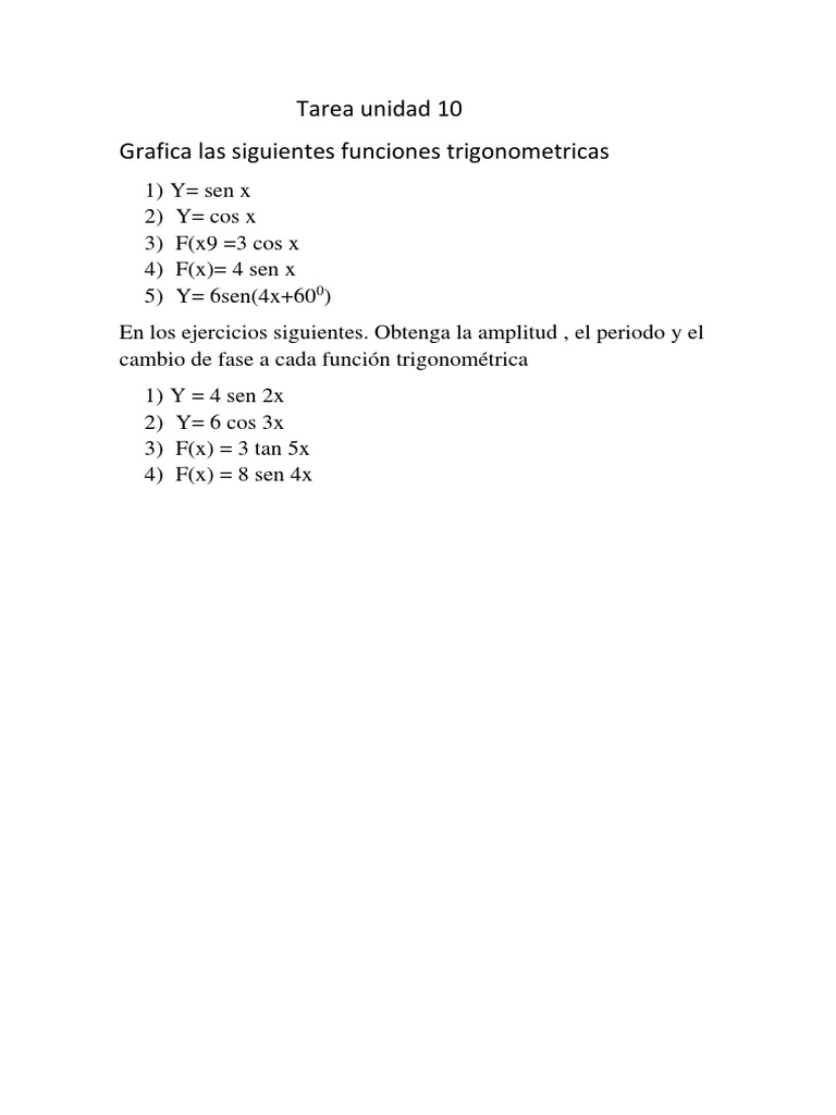 Tarea Unidad 10 Entregar | PDF | Ciencia y matemáticas | Informática