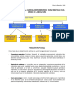 Resumen - Plan de Estudio de La Carrera de Profesorado en Matemáticas en El Grado de Licenciatura