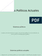 Sistemas Politicos Actuales