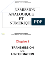 Chapitre 1 - Transmission - de - L'info