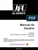 Sensor infravermelho passivo DSE-830i manual