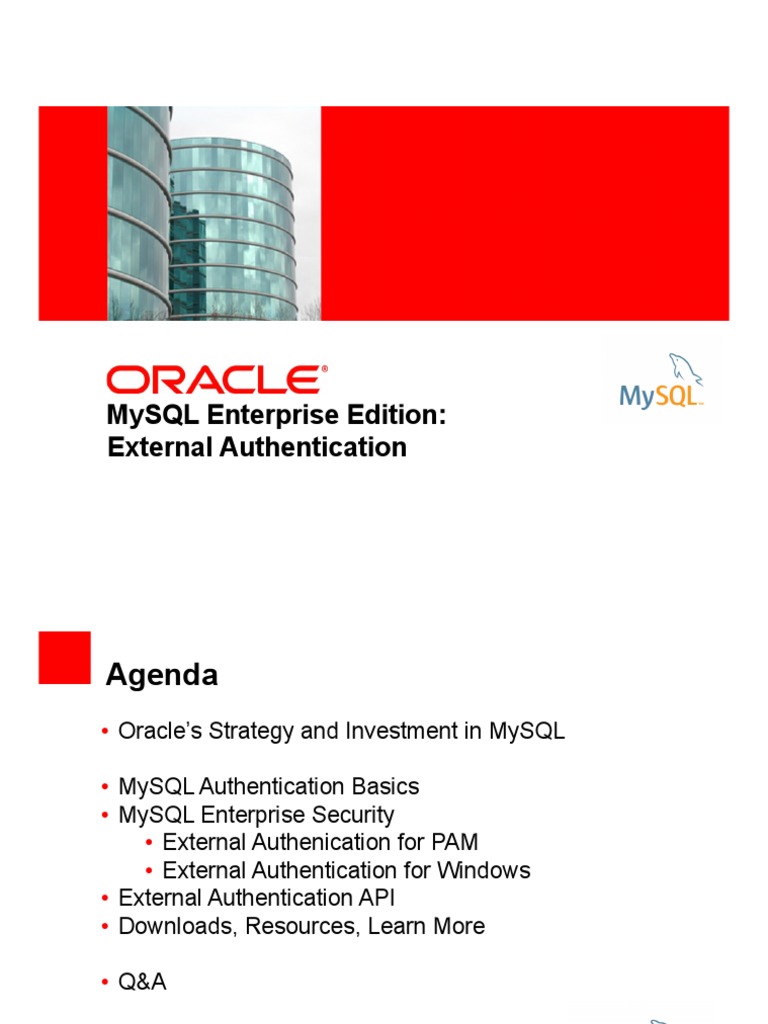 Mysql PN Enterprise Security Authentication | PDF | My Sql | Login