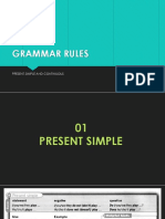 GRAMMAR RULES Present Simple and Continuous
