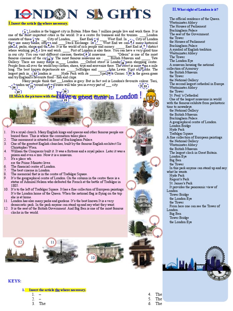 Articles With Proper Nouns City Geography Practice Fun Activities Games