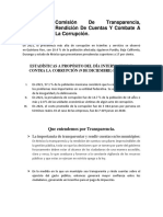 Comisión de Transparencia