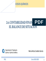 Tema 2.6. Contabilidad Financiera El Balance de Situación