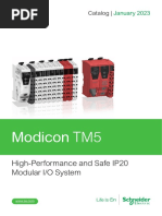 Catalog Modicon TM5 - High Performuance and Safe IP20 Modular IO System - January 2023