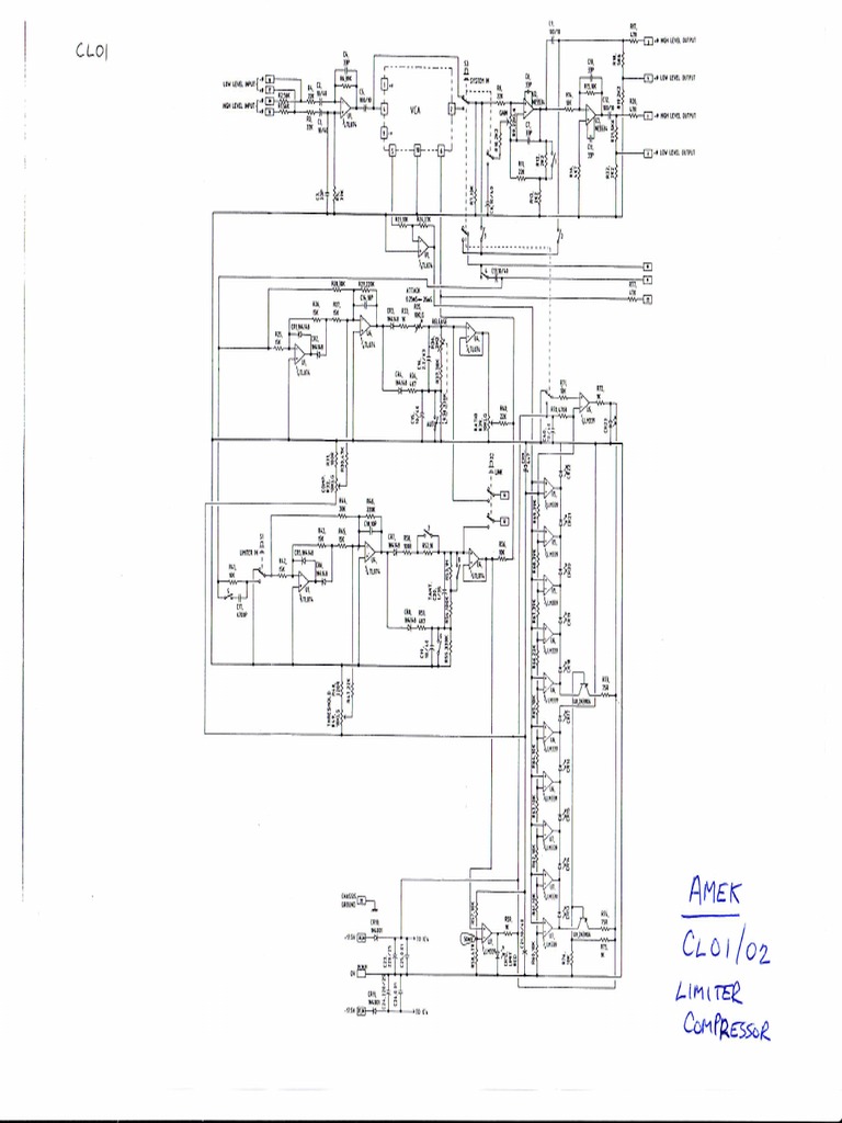 Amek cl01 cl02 Compressor Limiter | PDF