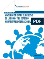 Informe Vinculación Entre El Derecho de Los DDHH y El Derecho Humanitario Internacional PDF