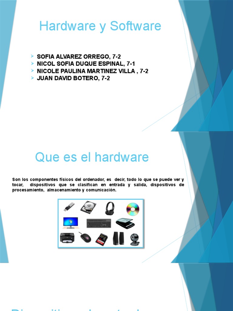 Hardware y Software | PDF | Hardware de la computadora | Periférico