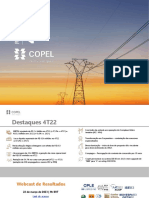 Demonstrativos Financeiros Do Resultado Da Copel Do 4t22