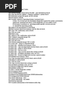 LED Codes and Error Codes in P Series