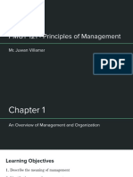 PMGT 121 - Chapter 1